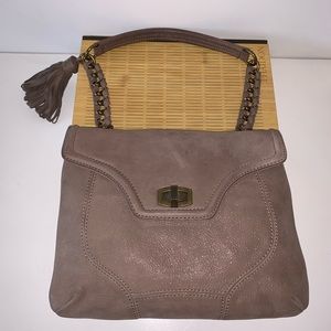 Suede Ann Taylor handbag